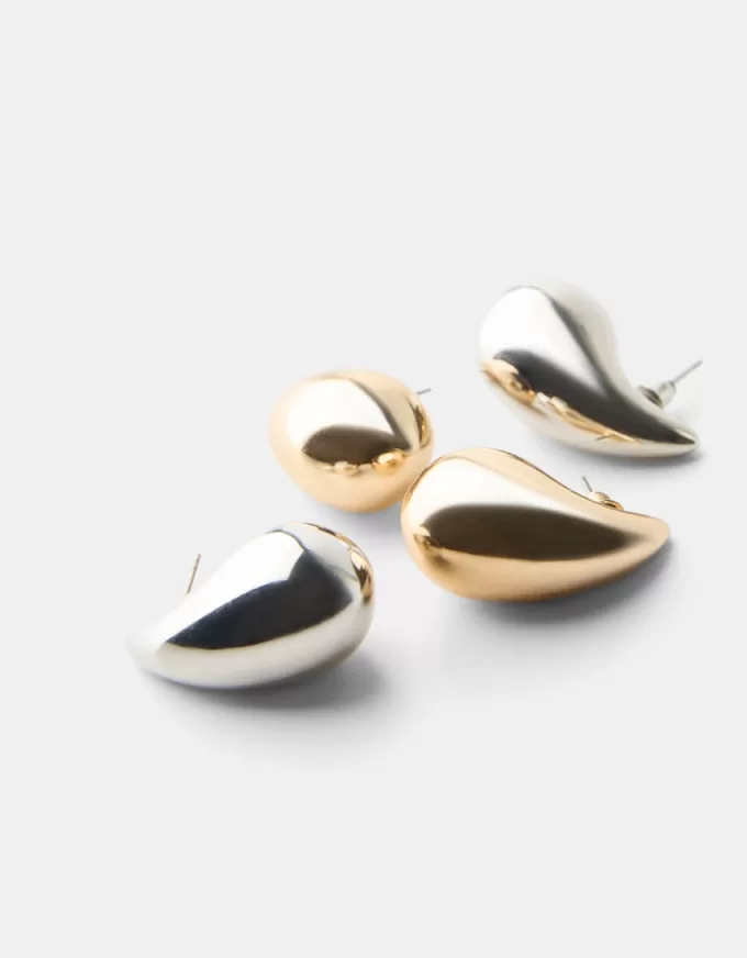 2-pack of droplet earrings 2-pack of droplet earrings