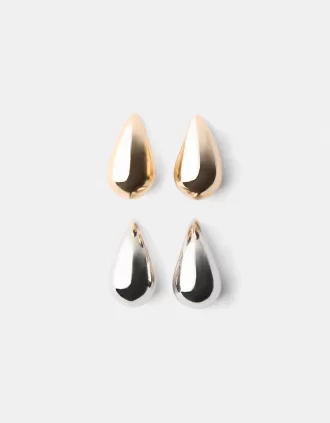 2-pack of droplet earrings 2-pack of droplet earrings