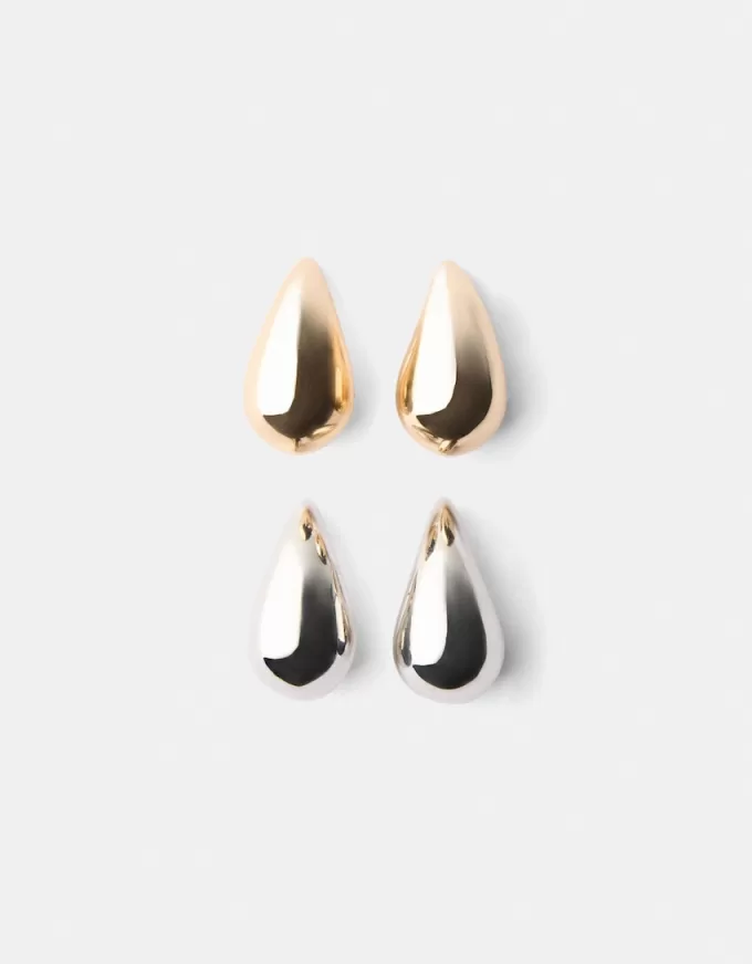 2-pack of droplet earrings 2-pack of droplet earrings