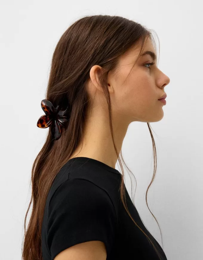 2-pack of flower hair clips