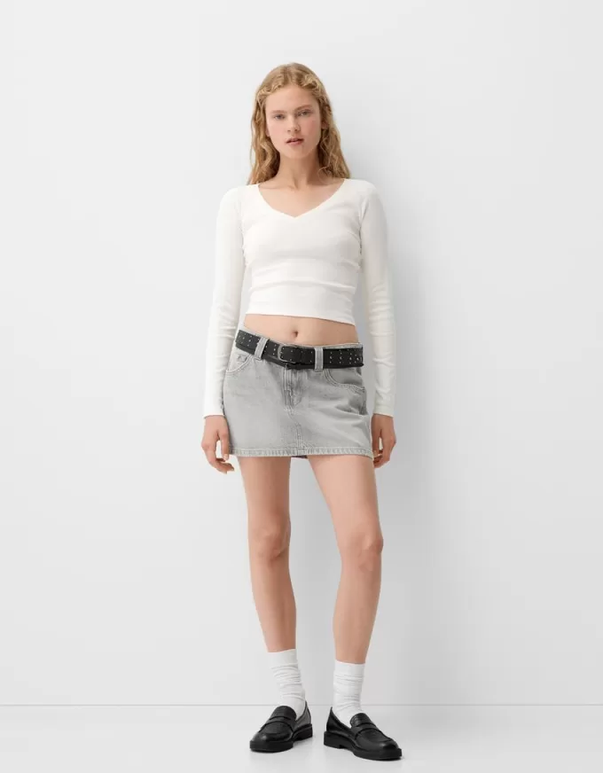 2-pack of long sleeve V-neck T-shirts 2-pack of long sleeve V-neck T-shirts