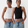 2-pack of sleeveless ribbed T-shirts 2-pack of sleeveless ribbed T-shirts