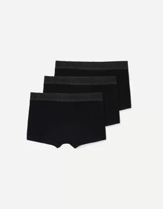 3-pack of boxers with printed waistband