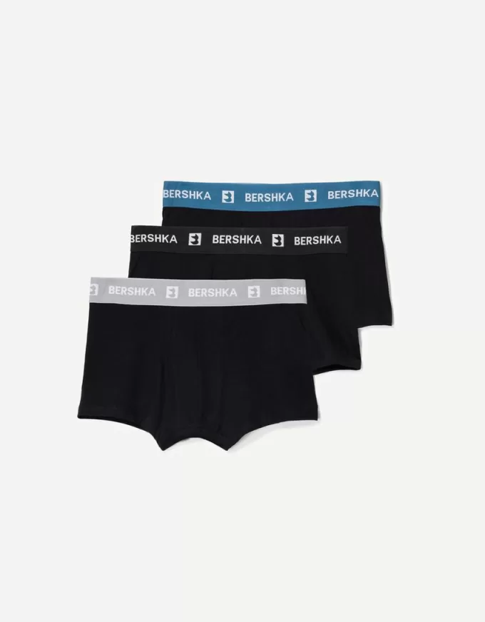 3-pack of boxers with wide printed waistband 3-pack of boxers with wide printed waistband