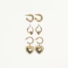 3-pack of earrings 3-pack of earrings