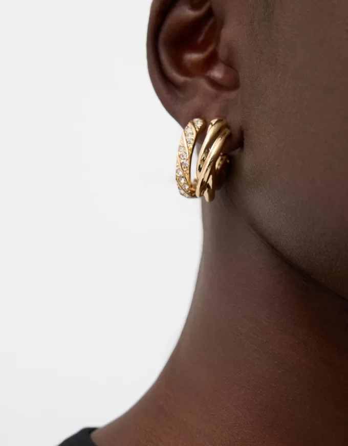 3-pack of hoop earrings 3-pack of hoop earrings