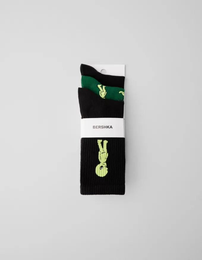 3-pack of printed socks 3-pack of printed socks