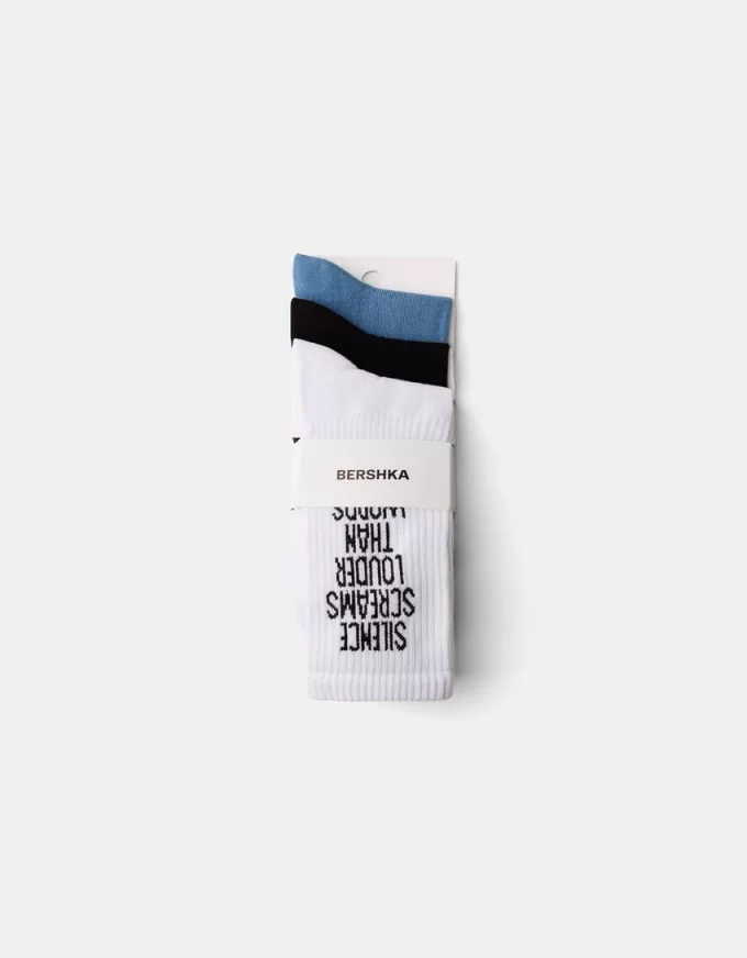 3-pack of printed socks 3-pack of printed socks