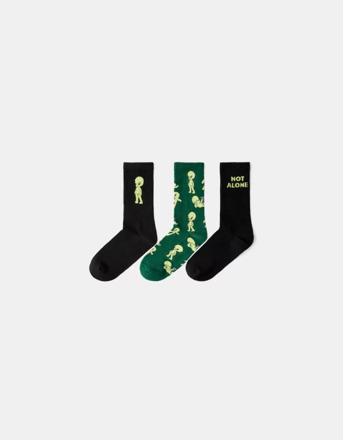 3-pack of printed socks 3-pack of printed socks
