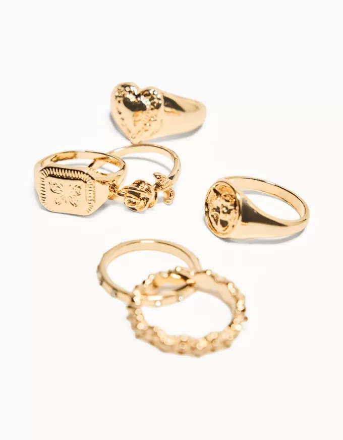 3-pack of signet rings 3-pack of signet rings