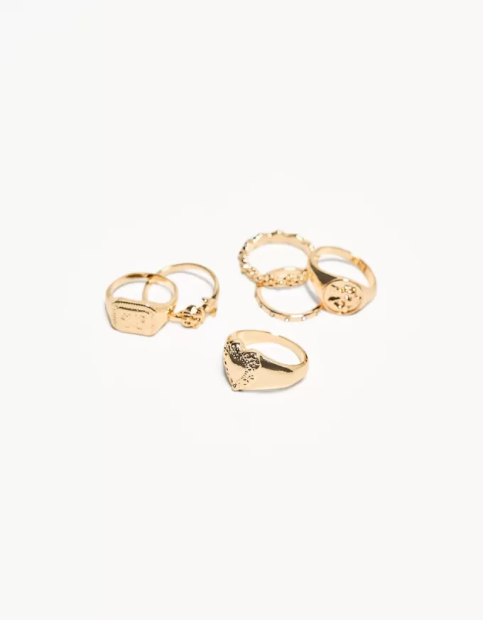3-pack of signet rings 3-pack of signet rings