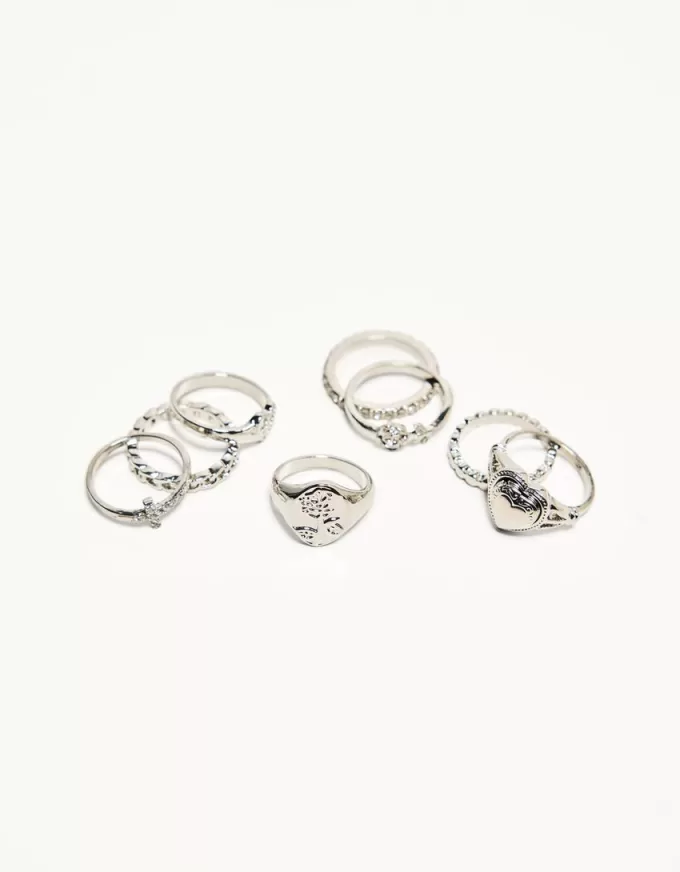 8-pack of signet rings 8-pack of signet rings
