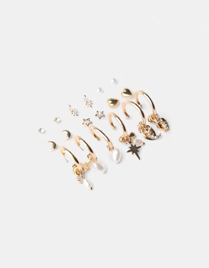 9-pack of earrings 9-pack of earrings