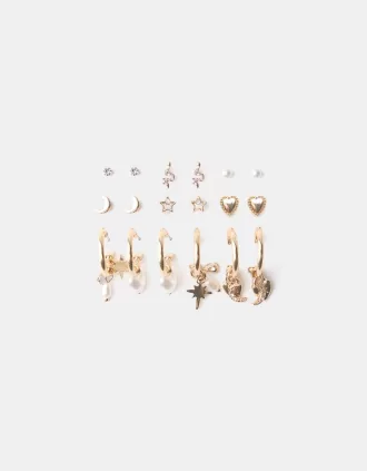 9-pack of earrings 9-pack of earrings