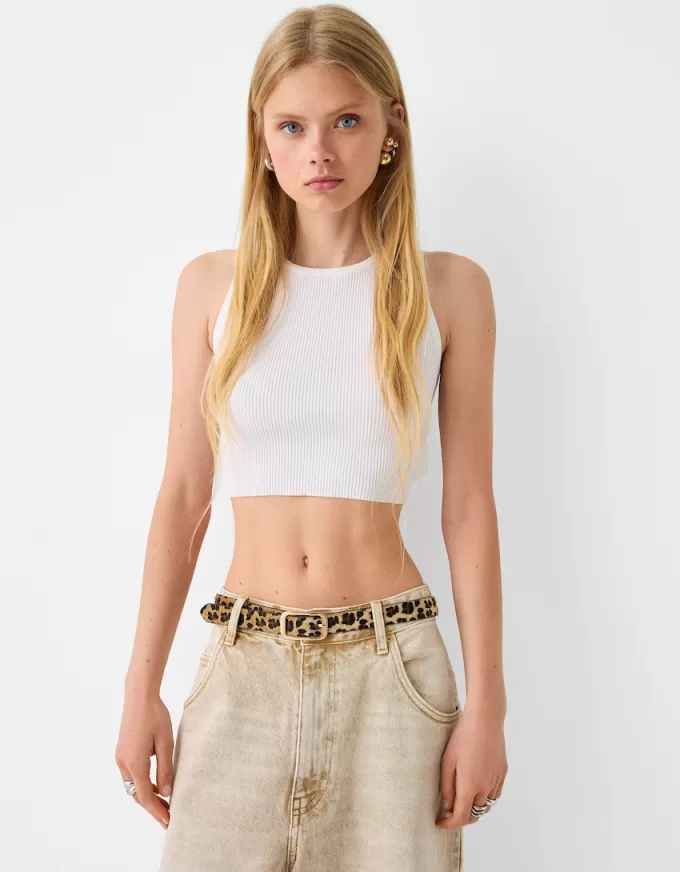 Animal print belt with buckle Animal print belt with buckle