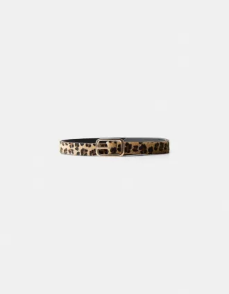 Animal print belt with buckle Animal print belt with buckle