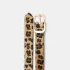 Animal print belt with buckle Animal print belt with buckle