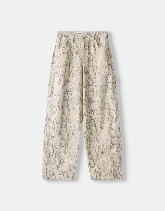 Animal print carpenter pants Animal print carpenter pants