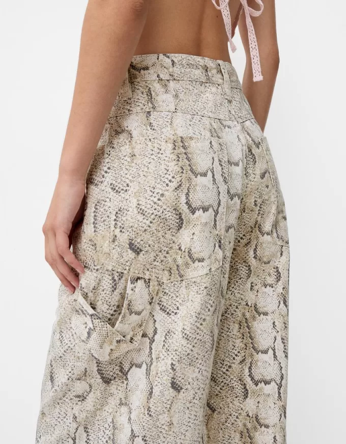 Animal print carpenter pants Animal print carpenter pants