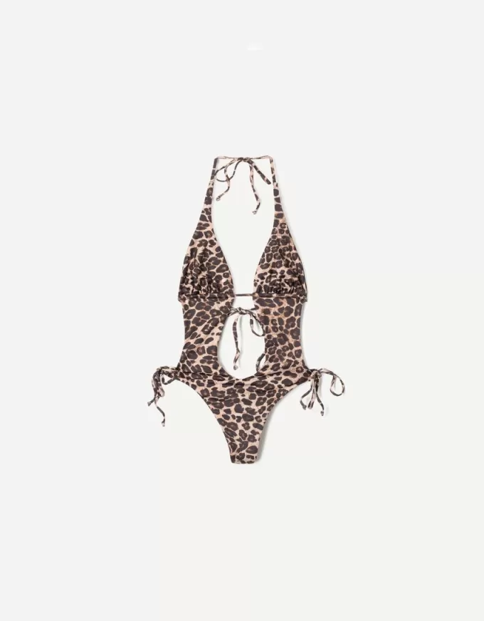 Animal print swimsuit
