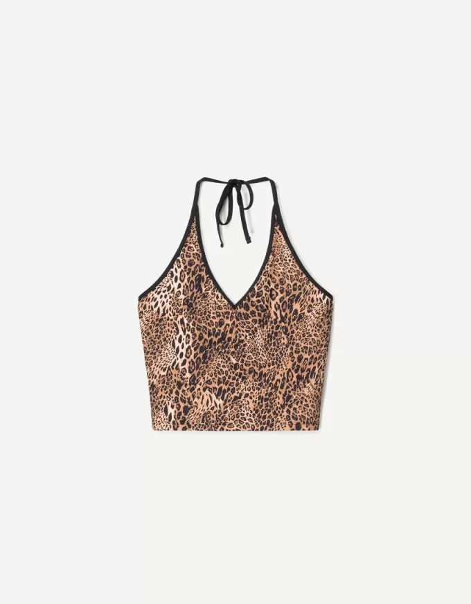 Animal print tankini Animal print tankini