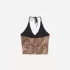 Animal print tankini Animal print tankini