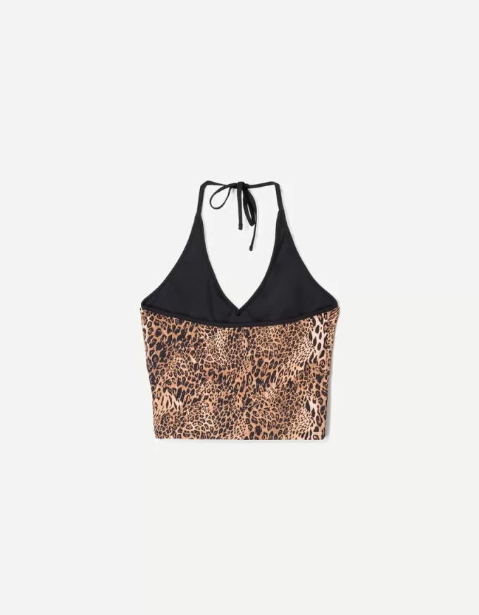 Animal print tankini Animal print tankini