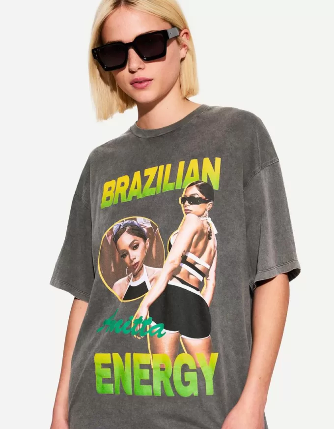 Anitta Brazilian Energy short sleeve T-shirt