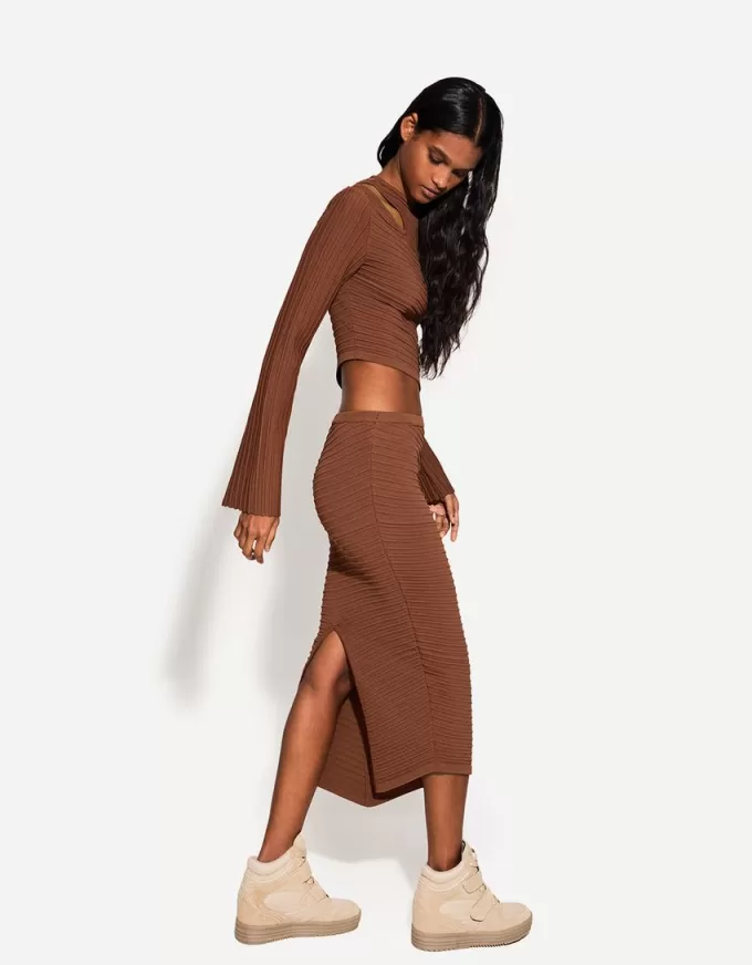 Asymmetric cut-out sweater Asymmetric cut-out sweater