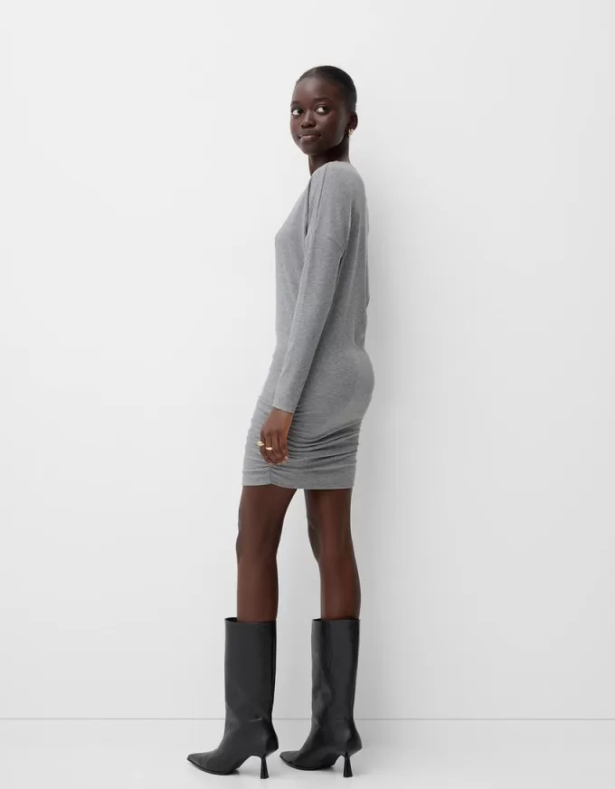 Asymmetric long sleeve dress Asymmetric long sleeve dress