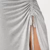 Asymmetric midi skirt with ruffles Asymmetric midi skirt with ruffles