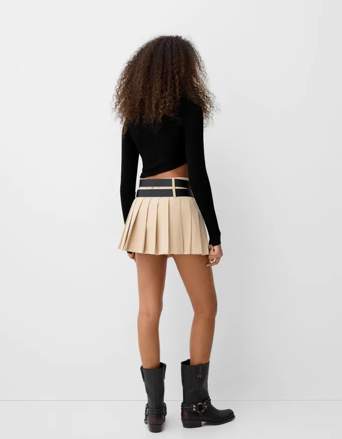 Asymmetric ribbed sweater Asymmetric ribbed sweater