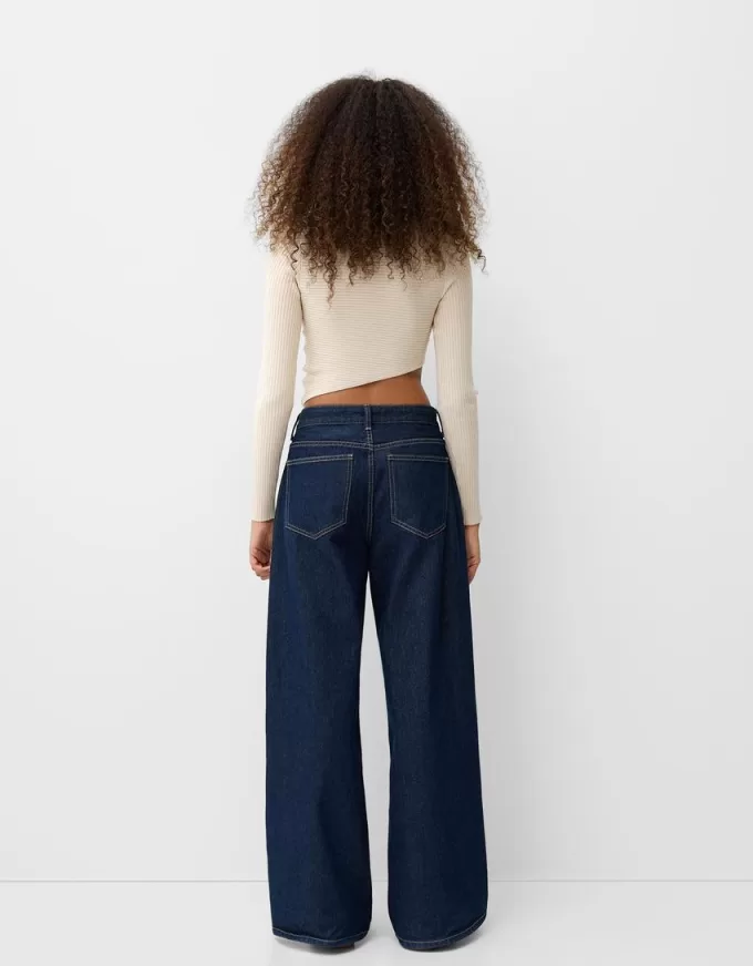 Asymmetric ribbed sweater Asymmetric ribbed sweater