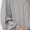 Asymmetric soft touch sweater