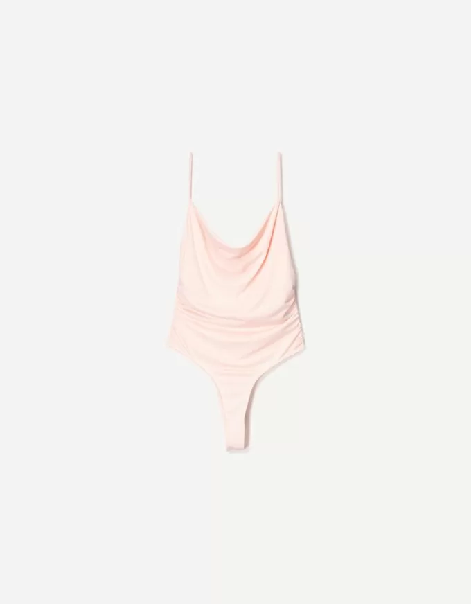 BERSHKA SERIES draped strappy bodysuit BERSHKA SERIES draped strappy bodysuit