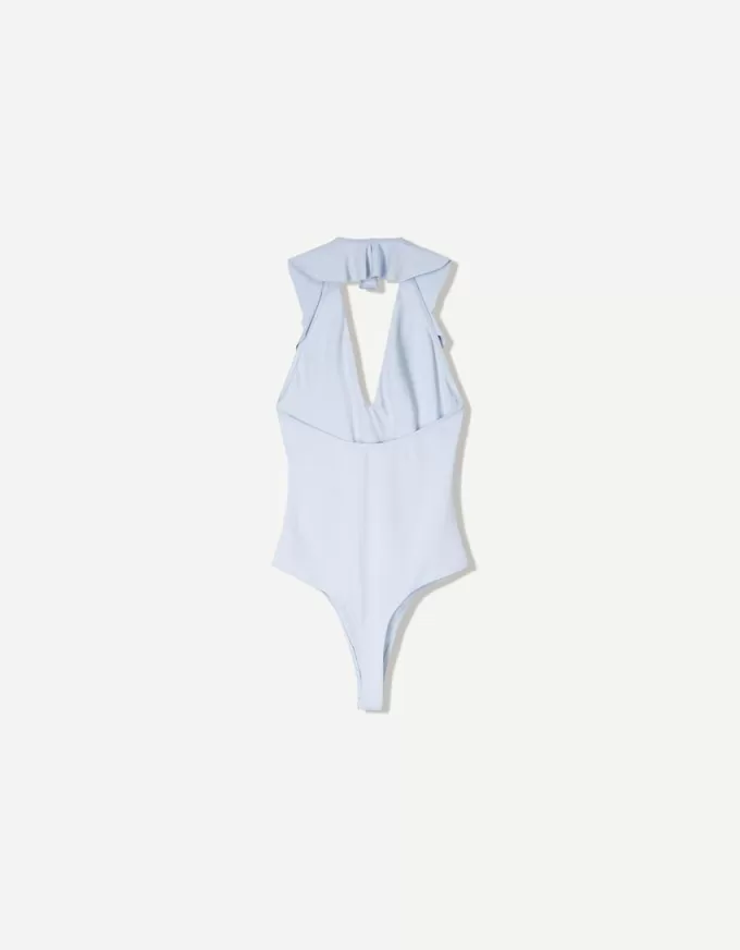 BERSHKA SERIES draped strappy bodysuit BERSHKA SERIES draped strappy bodysuit