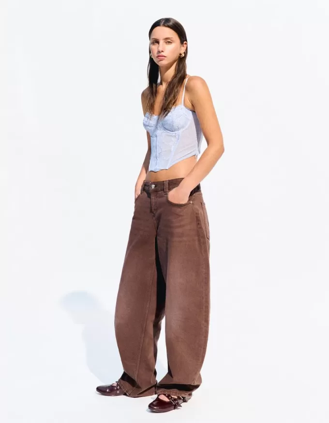 BERSHKA SERIES lace corset top BERSHKA SERIES lace corset top