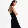 BERSHKA SERIES midi dress with asymmetric hem