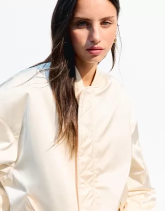 BERSHKA SERIES oversize bomber jacket BERSHKA SERIES oversize bomber jacket