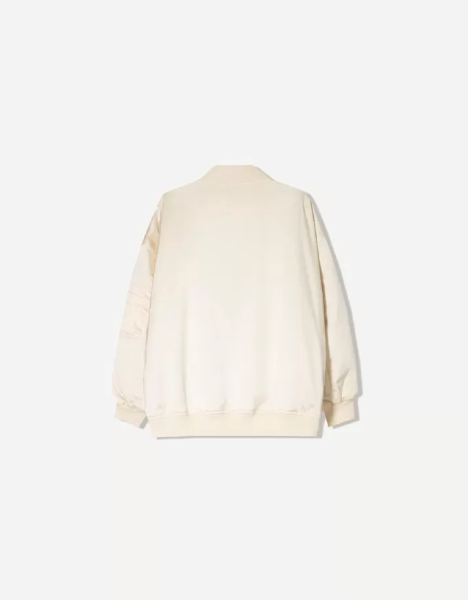 BERSHKA SERIES oversize bomber jacket BERSHKA SERIES oversize bomber jacket