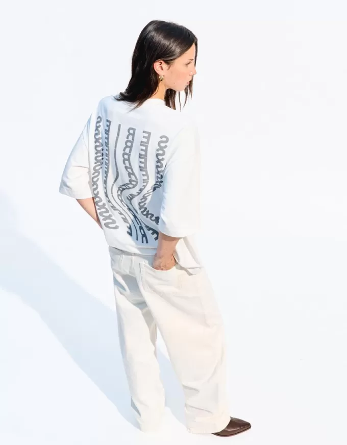 BERSHKA SERIES short sleeve T-shirt with print BERSHKA SERIES short sleeve T-shirt with print