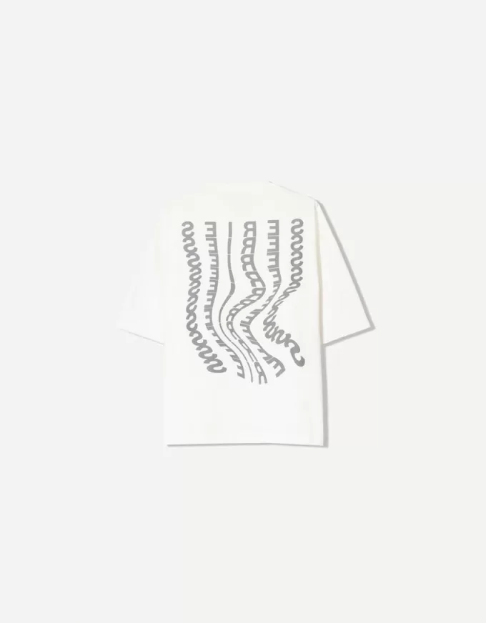 BERSHKA SERIES short sleeve T-shirt with print BERSHKA SERIES short sleeve T-shirt with print