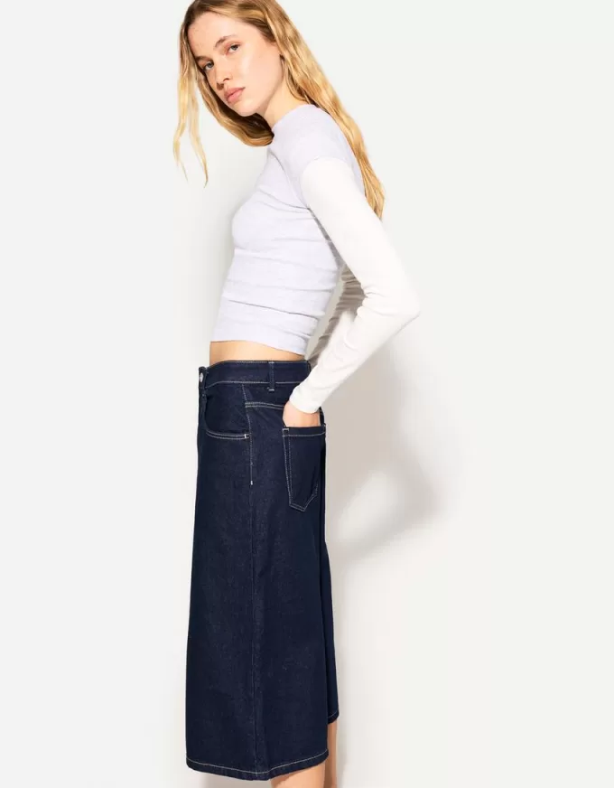 Baggy denim Bermuda shorts Baggy denim Bermuda shorts