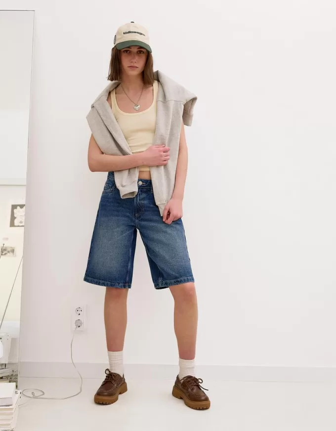 Baggy denim shorts Baggy denim shorts