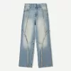 Baggy jeans with fringing Baggy jeans with fringing