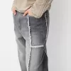 Baggy jeans with fringing Baggy jeans with fringing