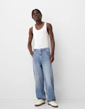 Baggy jeans with seam details Baggy jeans with seam details