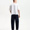 Baggy jeans with turn-up hems Baggy jeans with turn-up hems