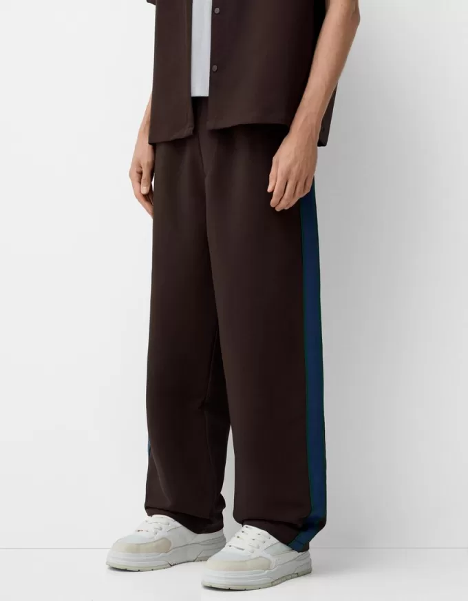 Baggy pants with side stripes Baggy pants with side stripes