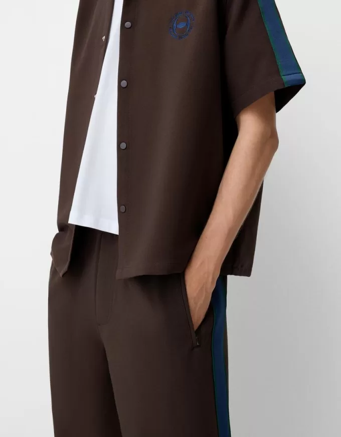 Baggy pants with side stripes Baggy pants with side stripes